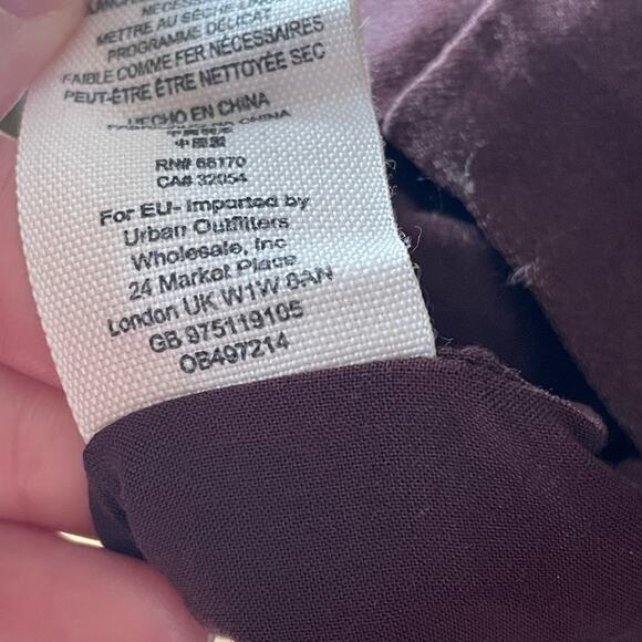 Free People Brown Satin Bandana Print Long Kimono Duster M - Picture 9 of 9